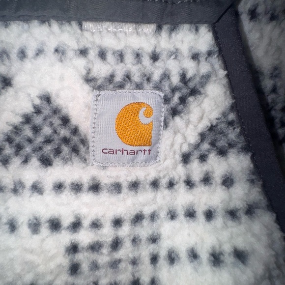 Carhartt WOMEN'S FLEECE SNAP FRONT PULLOVER - RELAXED FIT size XS 0-2 GUC. - Picture 5 of 11